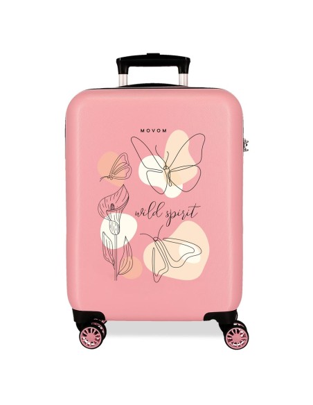 3941121 ABS SUITCASE 55CM. 4W. MOVOM LUGGAGE NUDE